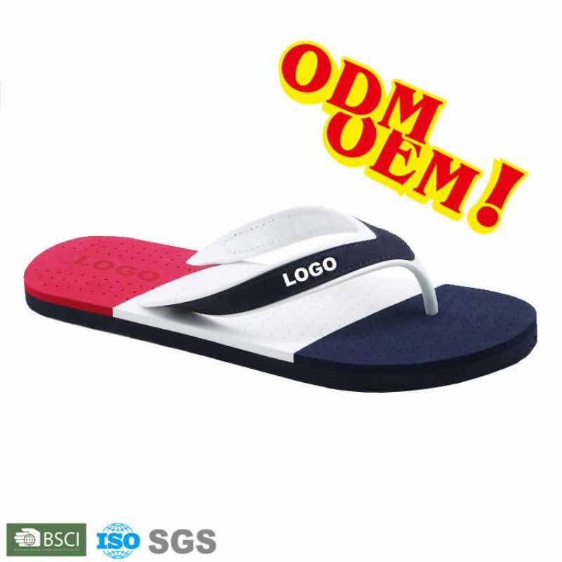 โลโก้ที่กำหนดเองโลโก้กลางแจ้ง Summer Beach ขายส่งขายร้อนผู้ชาย PVC สายรัดสบายสบายกีฬา Eva Flip Flipflops รองเท้าแตะรองเท้าแตะ